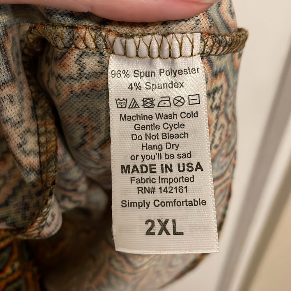 2XL LuLaRoe Cassie - Picture 4 of 4